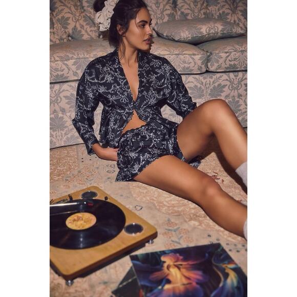 FREE PEOPLE 2pc Beauty Sleep Pajama Set